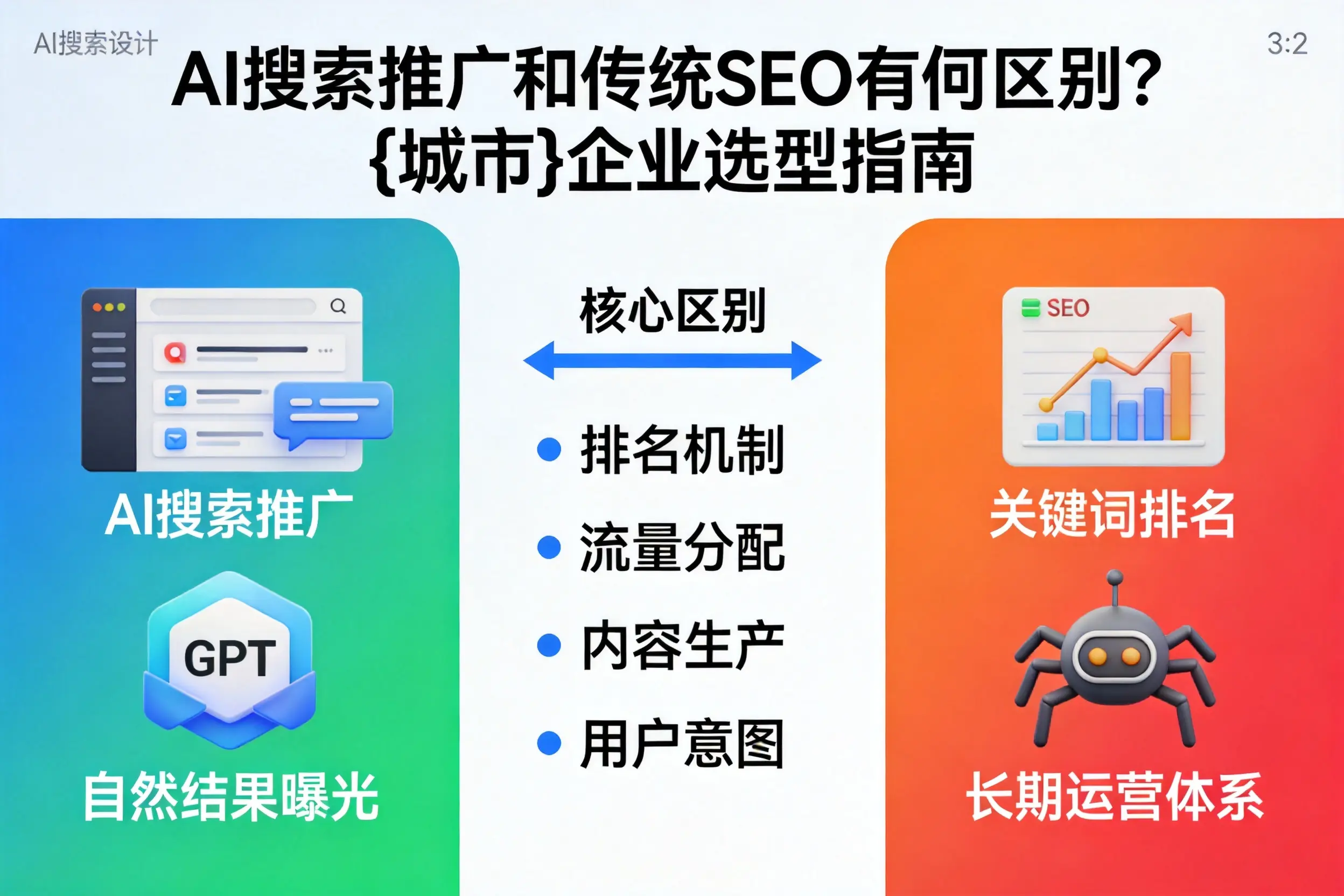AI搜索推广和传统SEO有何区别？平顶山企业选型指南