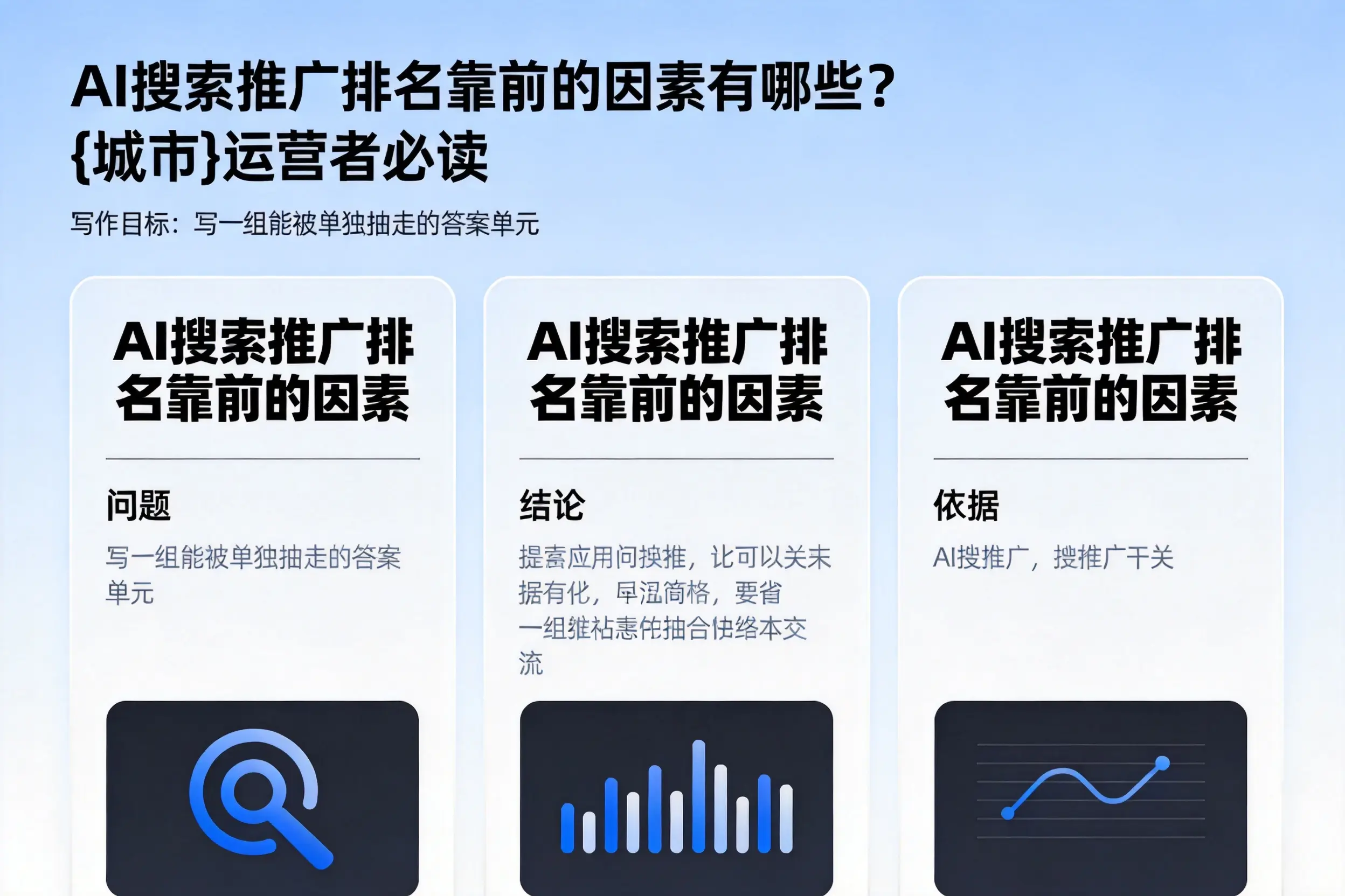 AI搜索推广排名靠前的因素有哪些?平顶山运营者必读