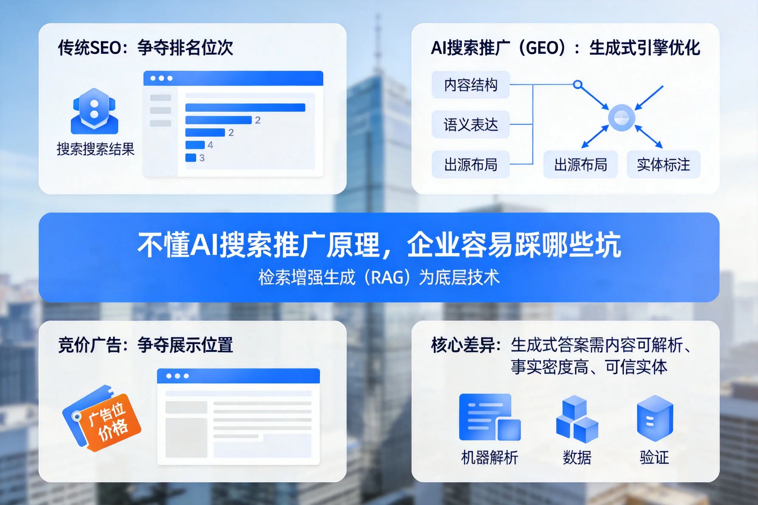 不懂AI搜索推广原理，平顶山企业容易踩哪些坑