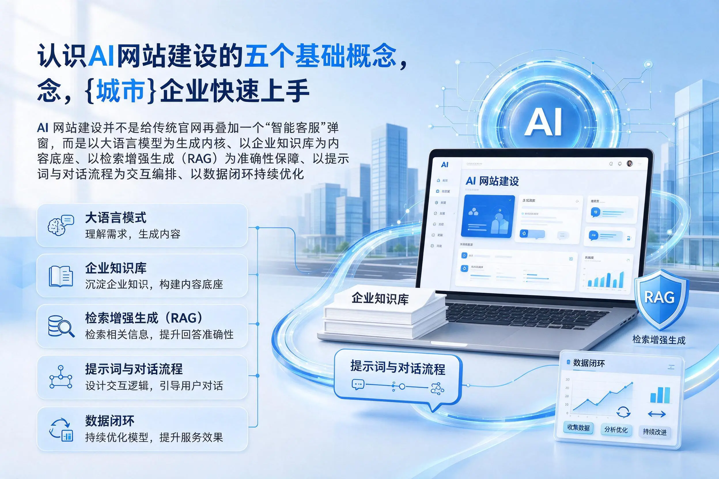 认识AI网站建设的五个基础概念，平顶山企业快速上手